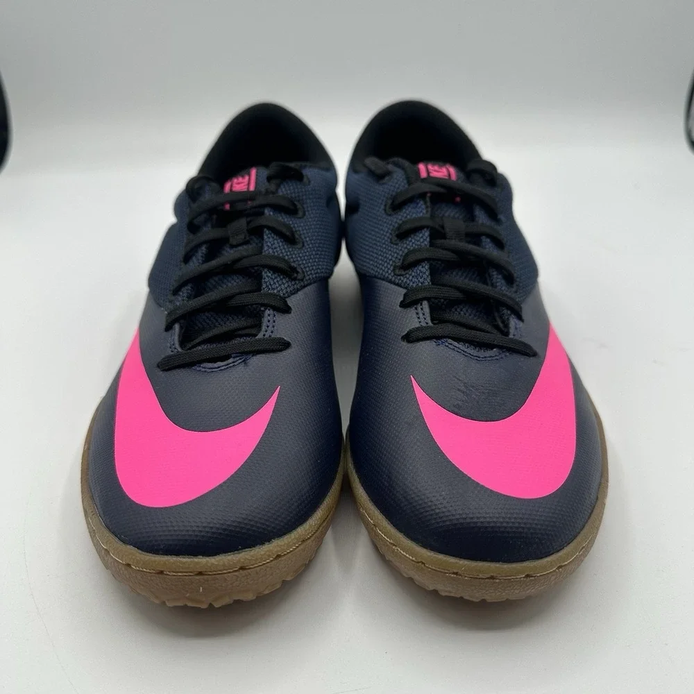 Nike Mercurial X IC Shoes Mens 12 Navy/Pink Blast Indoor Soccer‎ Turf 725244-446